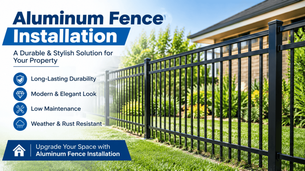 Aluminum Fence Installation
