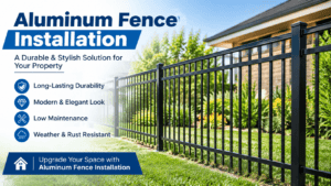 Aluminum Fence Installation