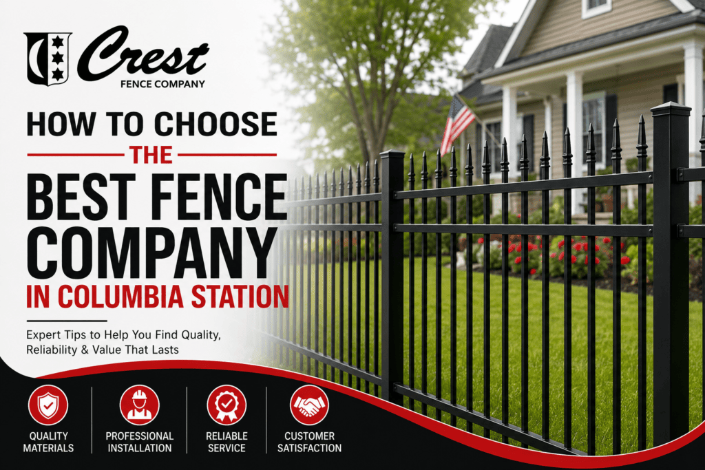 Best Fence Company in Columbia Station